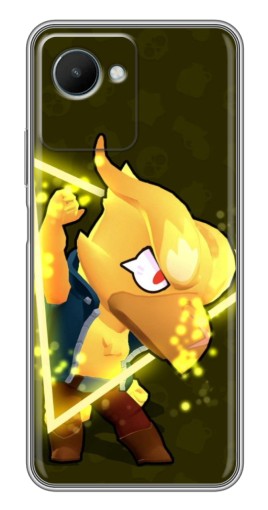 Чехол с печатью "Золотой Ворон" для Realme C30s