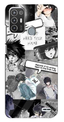 Чехол с принтом "L - Death note" для ZTE Blade A72