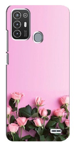Чехол с картинкой "Нежные розы" для ZTE Blade A72