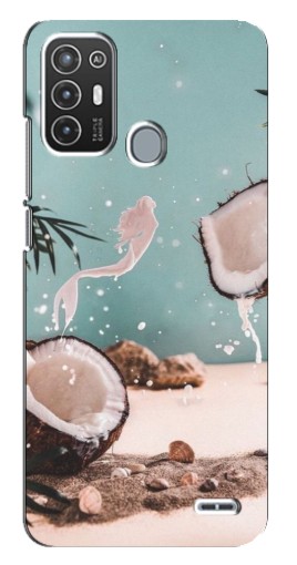 Чехол с принтом "Половинки кокоса" для ZTE Blade A72