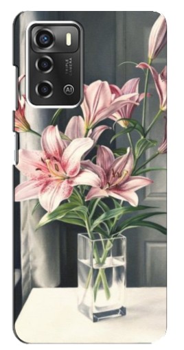Чехол с печатью "Букет лилии" для ZTE Blade A52