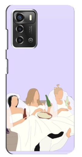 Чехол с картинкой "Девушки Друзья" для ZTE Blade A52