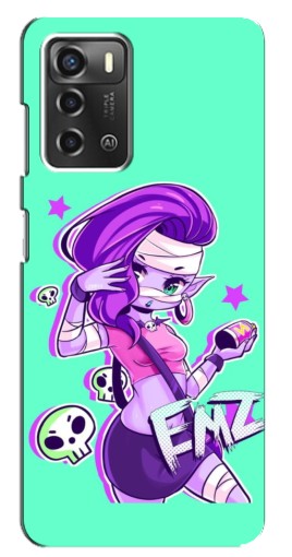 Чехол с принтом "Милая Emz" для ZTE Blade A52