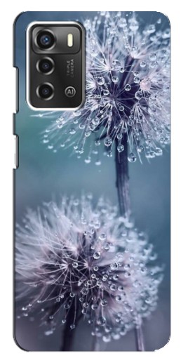 Силиконовый чехол с изображением "Одуванчик с капельками" для ZTE Blade A52