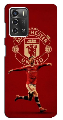 Чехол с картинкой "Ronaldo в МЮ" для ZTE Blade A52