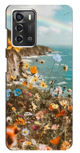 Чехол с печатью "Яркие полевые цветы" для ZTE Blade A52