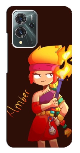 Чехол с печатью "Amber с факелом" для ZTE Blade V40 Pro
