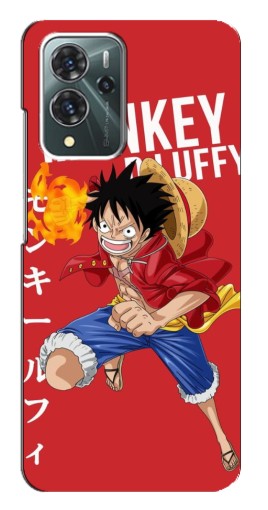 Чехол с принтом "Атакующий D Luffy" для ZTE Blade V40 Pro