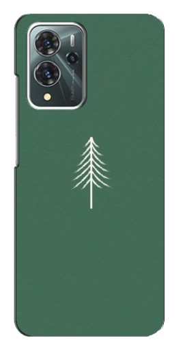 Чехол с картинкой "Белая елка" для ZTE Blade V40 Pro