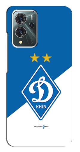 Чехол с принтом "Бело-синий Динамо" для ZTE Blade V40 Pro