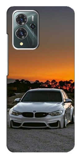 Силиконовый чехол с изображением "BMW белая" для ZTE Blade V40 Pro