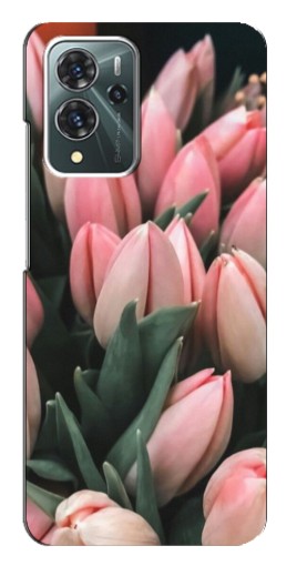Чехол с картинкой "Букет тюльпанов" для ZTE Blade V40 Pro