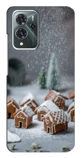 Чехол с печатью "Домики из пряников" для ZTE Blade V40 Pro