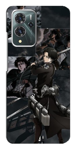 Силиконовый чехол с изображением "Капитан Аккерман" для ZTE Blade V40 Pro
