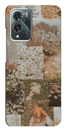 Чехол с принтом "Коллаж ромашек " для ZTE Blade V40 Pro