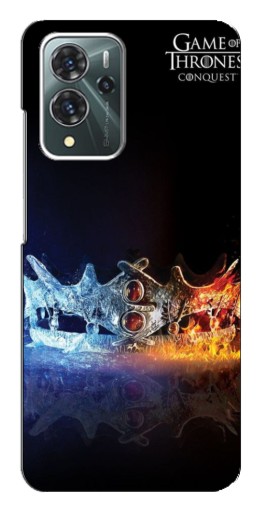 Силиконовый чехол с изображением "Корона" для ZTE Blade V40 Pro