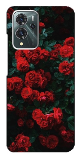 Чехол с печатью "Красные розы" для ZTE Blade V40 Pro