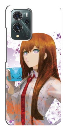 Силиконовый чехол с изображением "Курису с чашкой" для ZTE Blade V40 Pro