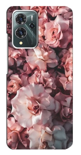 Силиконовый чехол с изображением "Куст роз" для ZTE Blade V40 Pro