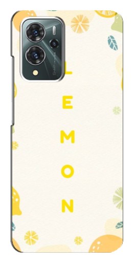 Силиконовый чехол с изображением "Lemon" для ZTE Blade V40 Pro