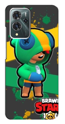 Чехол с печатью "Leon Brawl Stars" для ZTE Blade V40 Pro