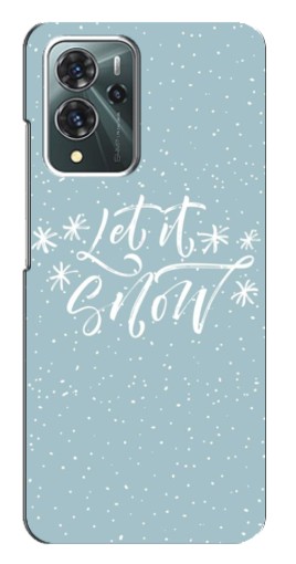 Чехол с принтом "Let it Snow" для ZTE Blade V40 Pro