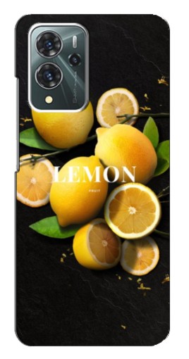 Чехол с картинкой "Лимон на черном" для ZTE Blade V40 Pro