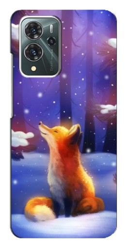 Чехол с печатью "Лисичка в лесу" для ZTE Blade V40 Pro