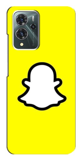 Чехол с принтом "Лого Snapchat" для ZTE Blade V40 Pro