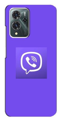 Чехол с картинкой "Лого Viber" для ZTE Blade V40 Pro