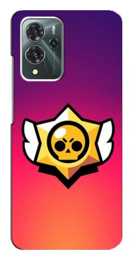 Чехол с картинкой "Логотип Brawl Stars" для ZTE Blade V40 Pro