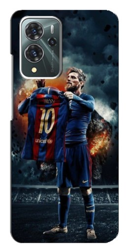 Силиконовый чехол с изображением "Месси с футболкой" для ZTE Blade V40 Pro