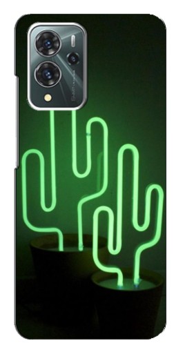 Чехол с печатью "Неоновый кактус" для ZTE Blade V40 Pro