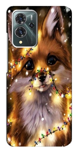Чехол с картинкой "Новогодний лесенок" для ZTE Blade V40 Pro