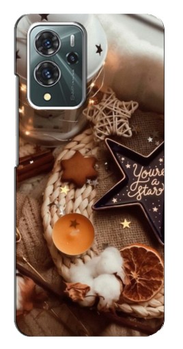 Чехол с печатью "Новогодняя атмосфера" для ZTE Blade V40 Pro