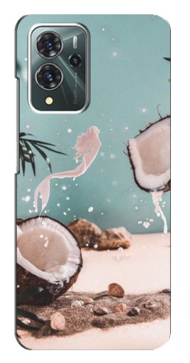 Чехол с принтом "Половинки кокоса" для ZTE Blade V40 Pro