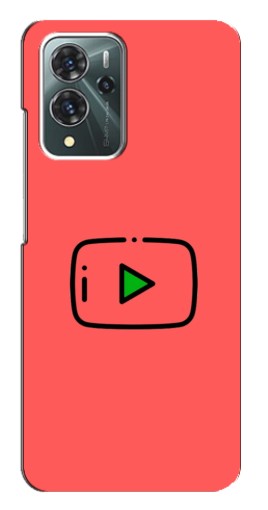 Чехол с печатью "Рисованная кнопка" для ZTE Blade V40 Pro