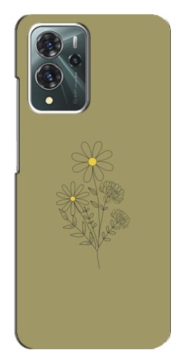 Чехол с картинкой "Рисунок ромашка" для ZTE Blade V40 Pro