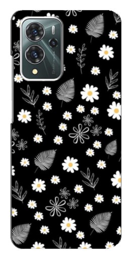 Чехол с принтом "Ромашки на черном" для ZTE Blade V40 Pro