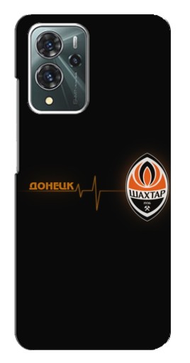 Чехол с картинкой "Шахтер в сердце" для ZTE Blade V40 Pro
