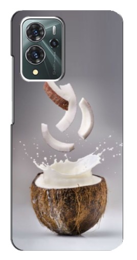 Чехол с картинкой "Стакан кокоса" для ZTE Blade V40 Pro