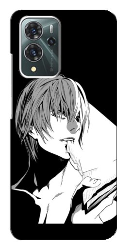 Силиконовый чехол с изображением "Ягами с блокнотом" для ZTE Blade V40 Pro
