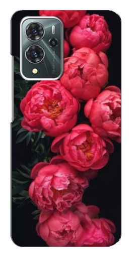 Чехол с принтом "Яркие пионы" для ZTE Blade V40 Pro