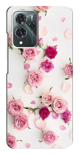 Чехол с печатью "Яркие розы" для ZTE Blade V40 Pro