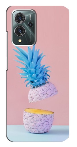 Силиконовый чехол с изображением "Яркий ананас" для ZTE Blade V40 Pro