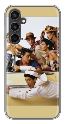 Силиконовый чехол с изображением "Афиша Друзья " для Samsung Galaxy S23 FE