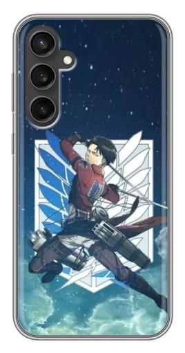 Чехол с картинкой "Аккерман Леви" для Samsung Galaxy S23 FE