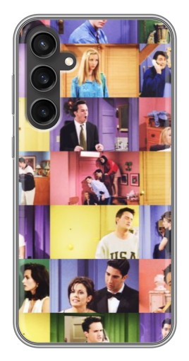 Силиконовый чехол с изображением "Актеры Друзья" для Samsung Galaxy S23 FE