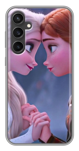 Чехол с картинкой "Анна и Ельза" для Samsung Galaxy S23 FE