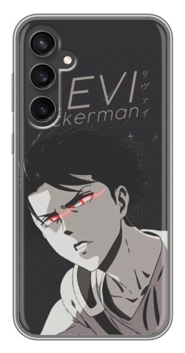Чехол с принтом "АОТ Леви" для Samsung Galaxy S23 FE